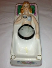 THE HILLS OF OL' KENTUCKY Rare Breast Lady Ash Tray Porcelain Butt Holder