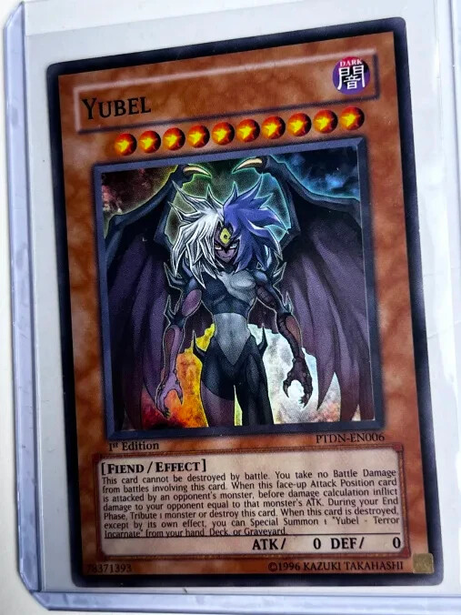 Yubel - YuGiOh TCG - PTDN-EN006 1st Edition Rare 9.5/10 | eBay
