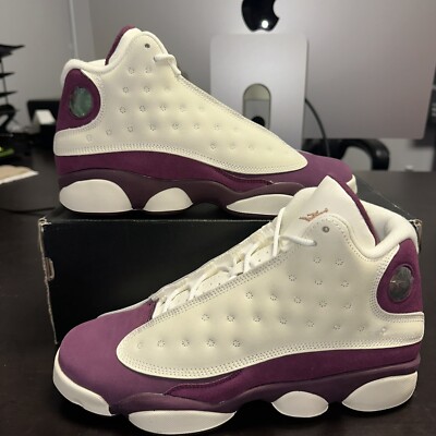 Size 8Y (9.5W) - Jordan 13 Retro Bordeaux Sail 439358-112 | eBay