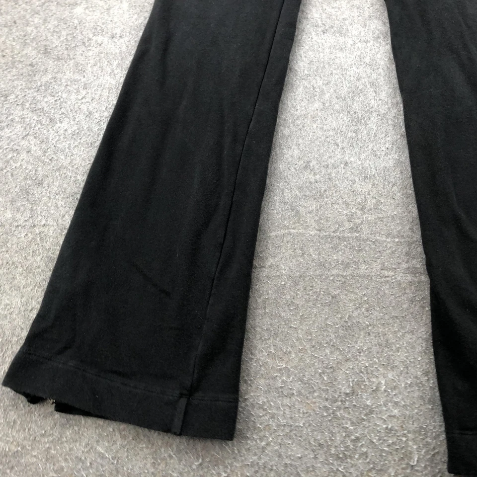 Vintage Bebe Sport Pants Womens Small Black Flare Leg Zip Ankle Zippers USA Y2K - Image 4 of 4