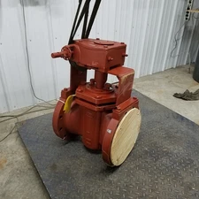 Durco Flowserve 8-QVB-31C800E1M33GHK 8" Plug Valve, 300 Class, WCB Body - NEW