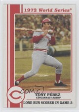 2021 Heritage High Number 1972 World Series Highlights Tony Perez Pérez HOF 9pd