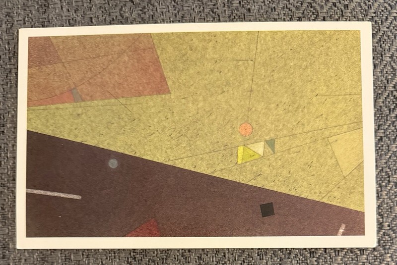 Terry Steadham Nocturne Modern Art Card --- Indianapolis IN Postcard