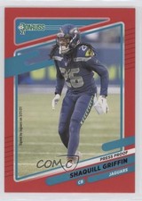 2021 Panini Donruss Press Proof Red Shaquill Griffin #35 2l4
