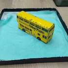 Vintage Diecast Dinky Toys Atlantean Bus yellow pages
