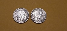 Lot Of (2) 1937 Buffalo Nickles XF Nice Grades Very Nice!