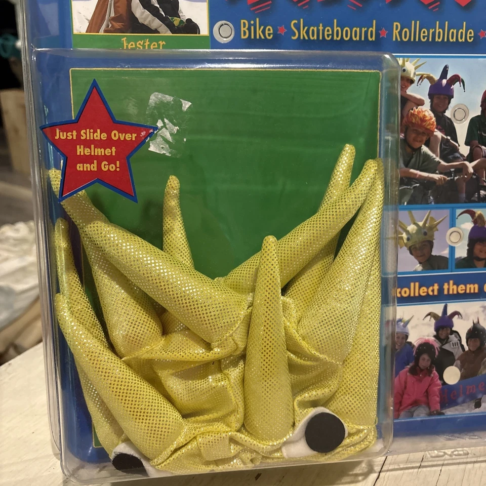 Helmet Headz Multi-Sport kids Helmet Covers 2 OSFA Puffer Fish & Jester~NEW - Image 3 of 4