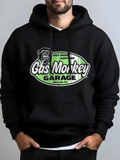 HOT-Gas Monkey Garage Logo Design, Unisex Hoodie And Sweatshirt, Thickened, suit