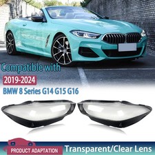 Headlight Lens Cover Headlamp For BMW 8 Series G14 G15 G16 2019-2024 Left Right