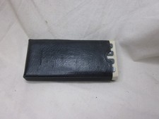 vintage CASIO personal mini green LCD display calculator w/ soft cover