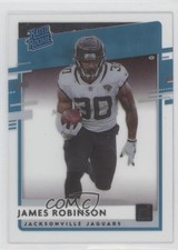 2020 Panini Chronicles Clearly Donruss Rated Rookie James Robinson #RR-JR 0k6r