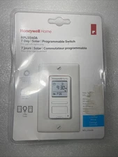 Honeywell 7-Day Solar Programmable Switch in-wall timer hard wired RPLS540A 