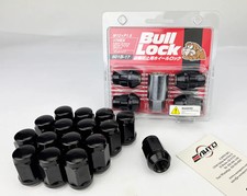 20 piezas Bull Lock 4 piezas + 16 piezas 12x1,5 M12 P1,5 rueda afinador tuerca cónica bellota - negro