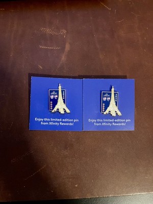 2x 2024 Paris Summer Olympics Xfinity Comcast Eiffel Tower Pins Limited Edition