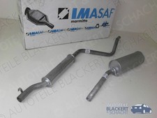Imasaf Auspuffset Mitteltopf + Endtopf für VW Scirocco 1.6 81KW (53B) 1980-1982