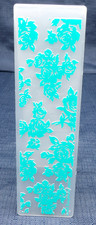 Diamond Press Embossing Folder Border Roses