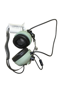 David Clark H3340 12517G-02 Headset Amplified Dynamic Microphone Exc. condition