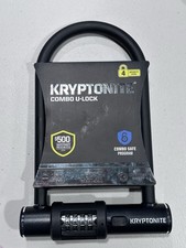 Kryptonite Combo U-Lock Bicycle Lock - Black New