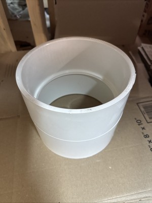 New Sch 40 PVC 6'' Straight Coupling Socket Connect NSF Compliant