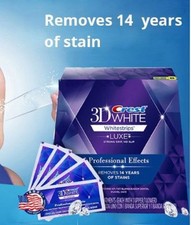 Crest 3D Teeth Whitening strips Professional Treatment 4 Treatments 8 strips