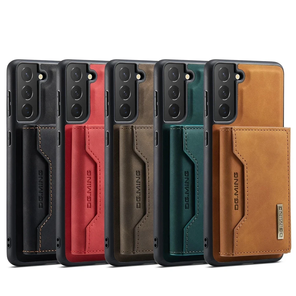 Magnetic Detachable Leather Wallet Phone Case for Samsung S24 S23 S22 S21 - Image 4 of 4