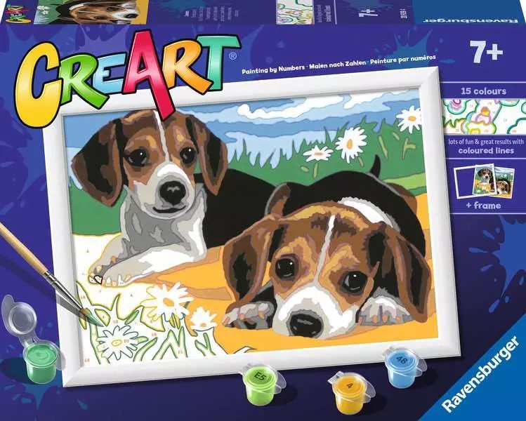 Painting by Numbers Ravensburger Creart 18x24cm - Jack Russell Puppy 54228939