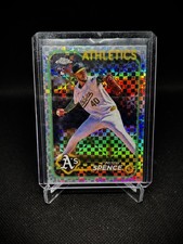 2024 Topps Chrome Update Series MITCH SPENCE X-Fractor Rookie #USC166 Athletics