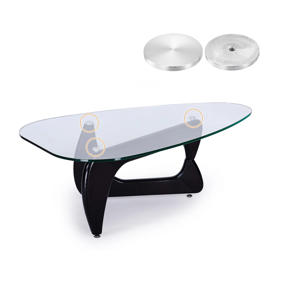 2 peças M10 rosca 80 mm diâmetro formato redondo hardware disco de alumínio prata - Imagem 4 de 4