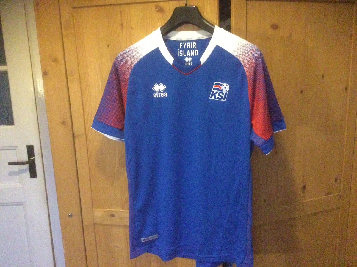 Maillot De Foot Islande Erreà - Taille 152 (enfant) - Rouge - Occasion