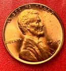 1949-P Lincoln Wheat Cent Penny GEM RD BU From an Original Bank Roll