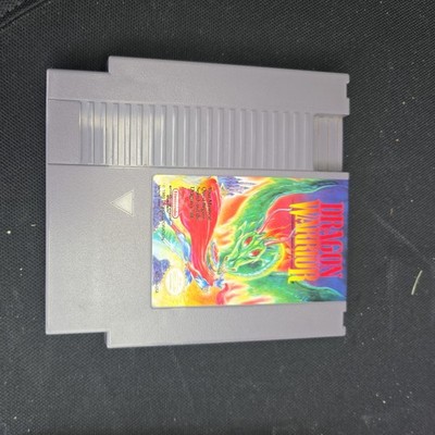 Dragon Warrior (NES) Cartridge & Sleeve