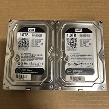 LOT OF 2X WESTERN DIGITAL BLACK 1TB 3.5’’ HDD SATA HDD WD1003FZEX