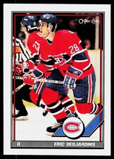 1991-92 O-Pee-Chee Eric Desjardins #14 Montreal Canadiens