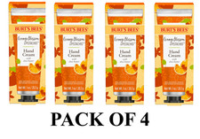 Pack of 4 Burt  s Bees Orange Blossom  Pistachio Hand Cream w/ Shea Butter