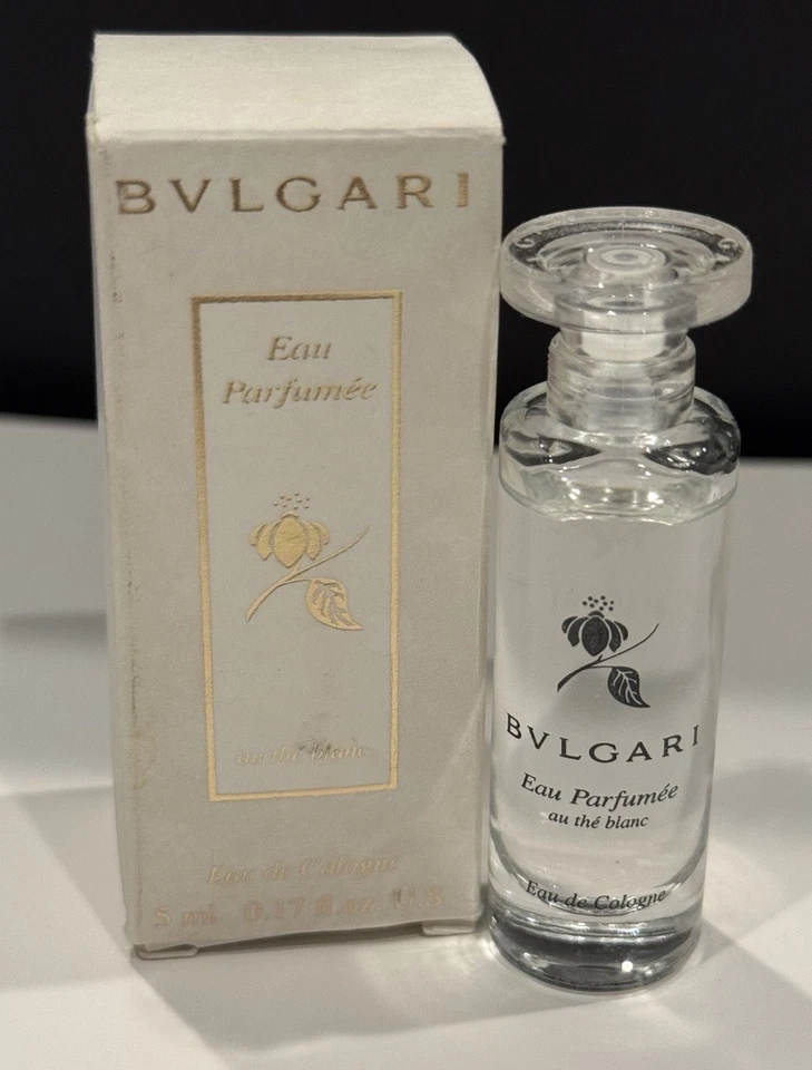 BVLGARI • au the blanc • Eau de Cologne MUJER • SPLASH • 5 ml • NUEVO EN CAJA • ¡Ver fotos! Foto 2 de 4
