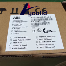 1PCS ABB Inverter ACS350-03E-05A6-4 New DHL Express delivery  US Free tax