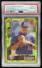 2023 Bowman Draft Tom Brady 1995 Dream Picks Yellow Lava Refractor #/75 PSA 10