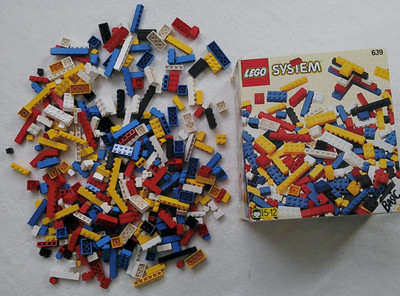 Legosteine, vollständiges 400 Teile Basic-System 639