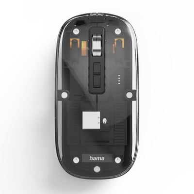 Hama Funk Bluetooth Maus WM-600 Multi-Device-Maus kabellos leise 1600 DPI flach