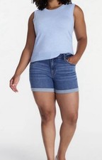 NWT Women’s Mid Rise Denim Shorts SZ  L 12-14