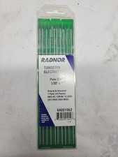 RADNOR 3/32" X 7" GREEN PURE TUNGSTEN FOR TIG WELDING