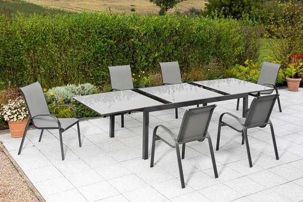 Mx GartenmöBel Amalfi Set 7Tlg. Esstischgruppe TerrassenmöBel BalkonmöBel Tisch-image
