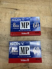 Sony Video Cassette Tape 8MM MP 60 Video 8 60 Minutes P6-60MP - New Sealed