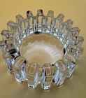 Vintage WATERFORD 5” Crystal Ashtray Hand Cut Design Heavy