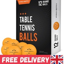 High-Performance 3-Star Orange Table Tennis Balls | Pack of 12 - ITTF Approved