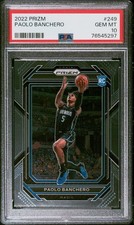 2022 Panini Prizm PAOLO BANCHERO RC Rookie  PSA 10 #249 Orlando Magic