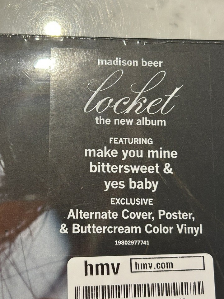 Madison Beer - Locket Limited Edition Buttercream Vinyl Alt Cover Album ...