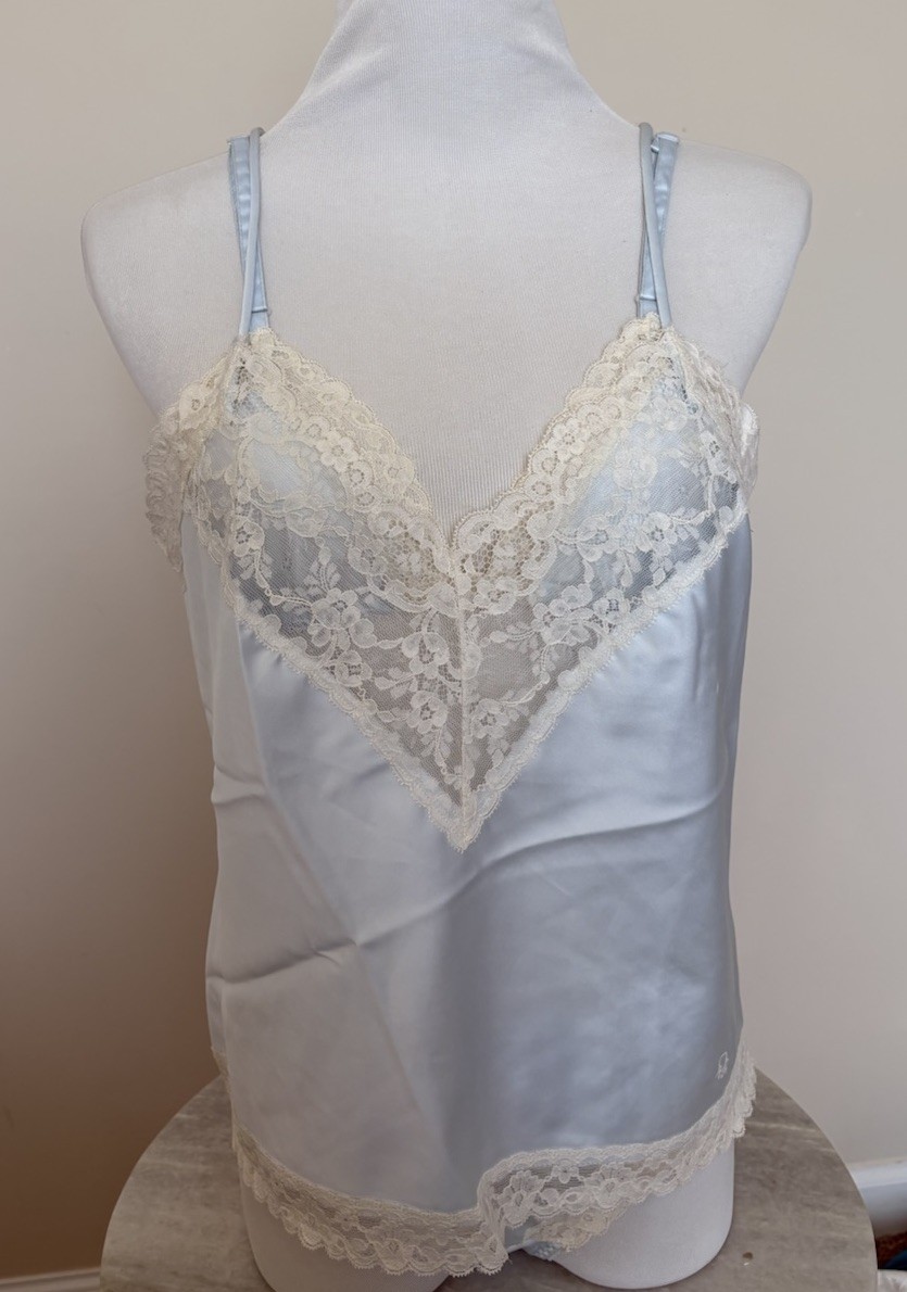 Dior vintage lingerieディオール スリップ Vintage Christian Dior Mesh Bust Slip Dress Lingerie Trotter
