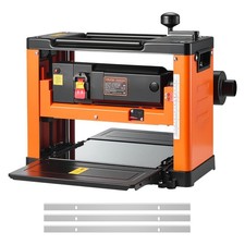 VEVOR Raboteuse Électrique 3 Lames pour Bois Dur et Tendre 2000 W Largeur 33 cm
