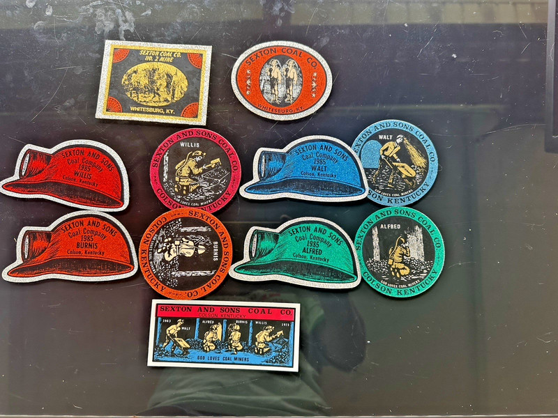 UMWA Hard Hat Decals (1970s-1980s) Very Large Estate Sale New Old Stock